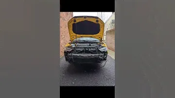 New Audi S3 grille fitting. removing the original and adding a black honeycomb one.