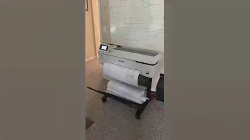 Epson Plotter At Work