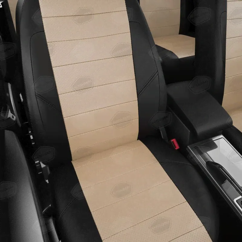 Модельные чехлы соты Экокожа Черный Audi А1 1 8X 2010-2020 Автолидер AU01-0000-EC04-ST-bge-4