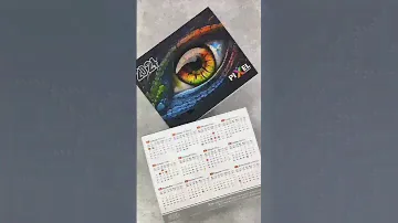 Календари на заказ 2024г, цифровая печать с нанесением УФ лака.  #календарь2024 #типографияалматы