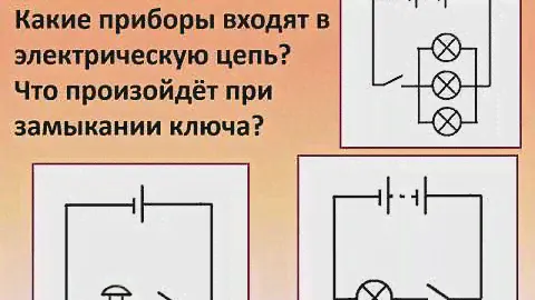 Электрические цепи, их схемы 3 класс естествознание