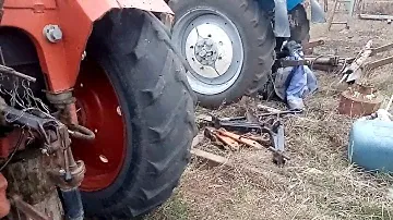 Ставим колею задних колёс.